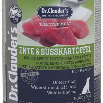 Dr.Clauder's Selected Meat Duck & Sweet potatoes 800 g kép