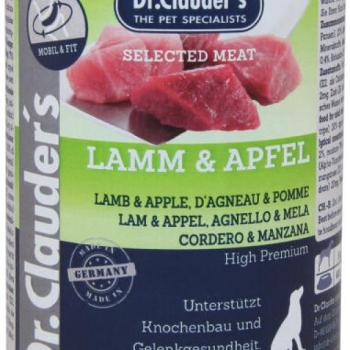 Dr.Clauder's Selected Meat Lamb & Apples 400 g kép