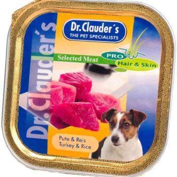 Dr.Clauder's Selected Meat Turkey & Rice 100 g kép