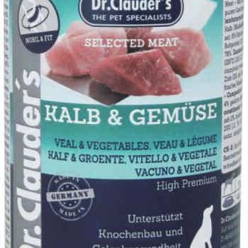 Dr.Clauder's Selected Meat Veal & Vegetables 400 g kép