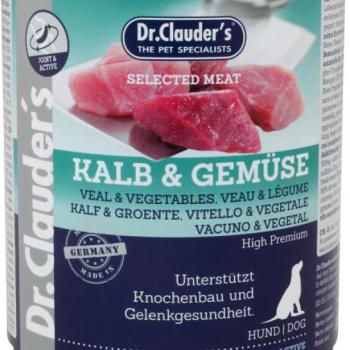 Dr.Clauder's Selected Meat Veal & Vegetables 800 g kép