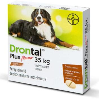 Drontal Plus 35 féreghajtó tabletta nagytestű kutyának 2 db kép