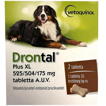 Drontal® Plus XL tabletta A.U.V. 1 x 2 db kép