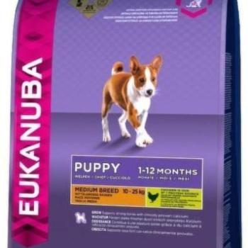 EUKANUBA Puppy Medium Breed 15 kg kép