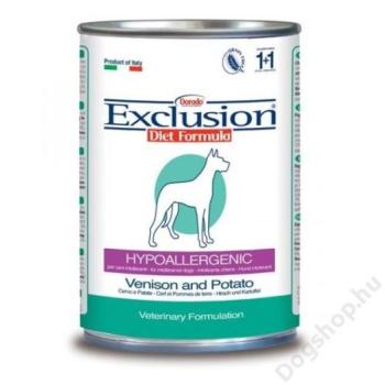 Exclusion Hypoallergenic - Venison & Potato 400 g kép