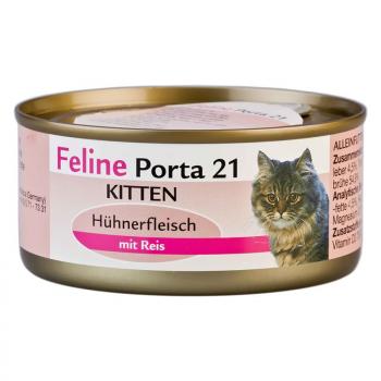 Feline Porta 21 - 6 x 156 g - Kitten csirke kép