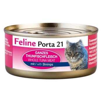 Feline Porta 21 - 6 x 156 g - Tonhal & garnélarák kép