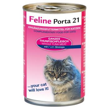 Feline Porta 21 - 6 x 400 g - Tonhal & garnélarák kép