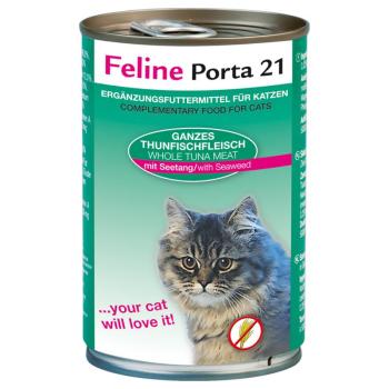 Feline Porta 21 - 6 x 400 g - Tonhal & tengeri hínár (gabonamentes) kép