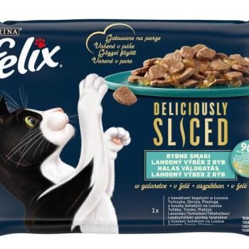 FELIX Deliciously Sliced fish in jelly 4x80 g kép