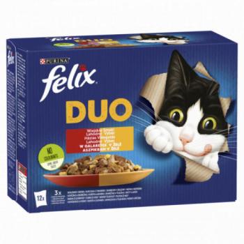 FELIX Duo Homemade Selection in aspic 12x85 g kép