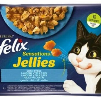 FELIX Sensations Jellies fish 4x85 g kép