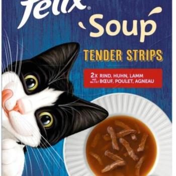 FELIX Soup Tender Strips beef/chicken/lamb 6x48 g kép