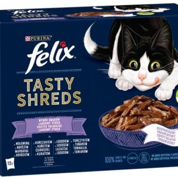 FELIX Tasty Shreds Mix Selection 12x80 g kép