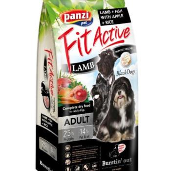 FitActive Hypoallergenic BlackDogs Lamb, Fish & Apple, Rice 1,5 kg (308562) kép