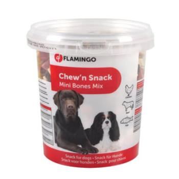 Flamingo Chew'n Snack - mini csont mix 500 g kép