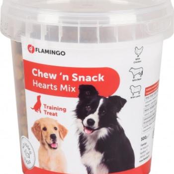 Flamingo Chew’n Snack - szív mix 500 g kép