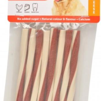 Flamingo Duetto Twisted Sticks - csirkés és sajtos csavart rudak 85 g kép