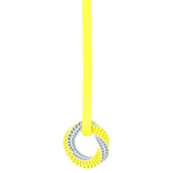 Flamingo Glowa ráncigálós zsinór és gyűrű kutyajáték - S méret: H 43 x Sz 13 x M 3,5 cm kép