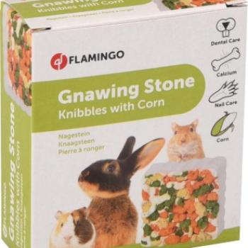 Flamingo Gnawing Stone Knibbles - kukoricás ásványi kő 1 db kép