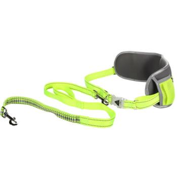 FLAMINGO jogging-öv pórázzal sárga, csípő körméret 80-140 cm kutyának kép