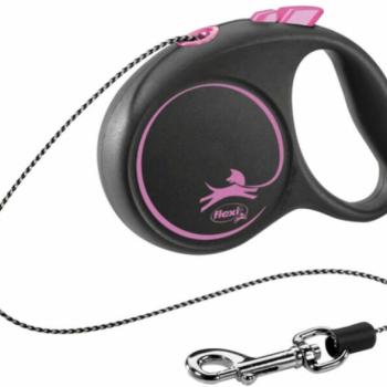 flexi Black Design zsinóros XS 3 m 8 kg pink kép