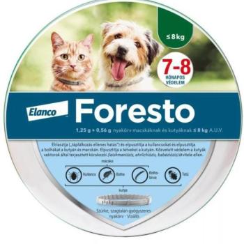 Foresto Kullancs és bolha elleni nyakörv 38 cm 8 kg-ig kép