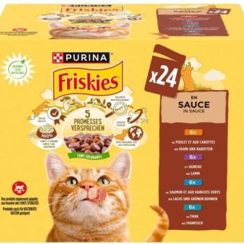 Friskies Chicken/lamb/salmon/tuna 24x85 g kép