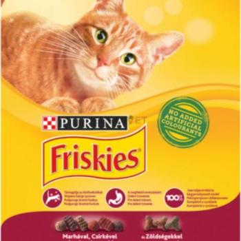 Friskies Dry Cat beef, chicken & vegetables 300 g kép