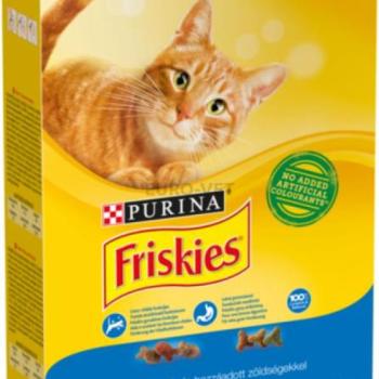 Friskies Dry Cat salmon & vegetables 1 kg kép