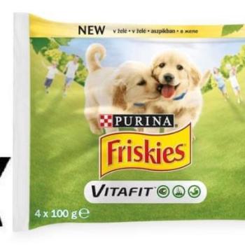 Friskies Junior Pea & Chicken 4x100 g kép