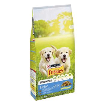 Friskies Junior száraz kutyaeledel - csirke, zöldségek és tej 15 kg kép