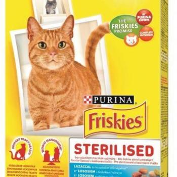 Friskies Sterilised salmon & vegetables 300 g kép