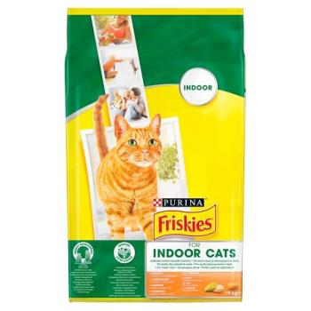 Friskies száraz macskaeledel - Indoor csirkével és hozzáadott kerti zöldségekkel 10 kg kép