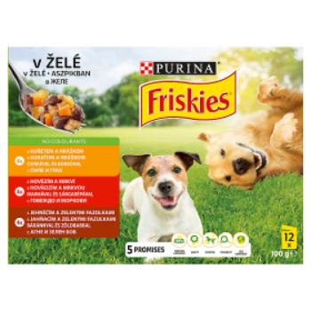 Friskies válogatás nedves kutyaeledel aszpikban 12 x 100 g kép