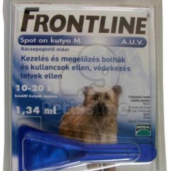 Frontline Spot On M 10-20 kg 3x1,34 ml kép