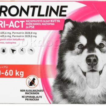 Frontline Tri-Act 40-60 kg 3x6 ml kép