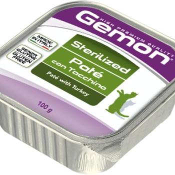 Gemon Cat Sterilized Paté turkey 100 g kép