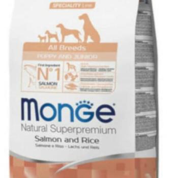 Gemon Monge All Breeds Puppy & Junior Salmon & Rice 15 kg kép