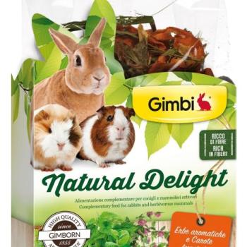 Gimbi Natural Delight aromás gyógynövények és sárgarépa 100 g kép