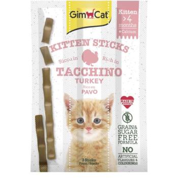 GimCat Kitten Sticks pulyka és kalcium 3 db kép