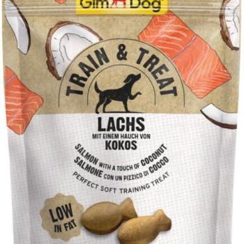 GimDog Train&Treat lazac és kókusz 125 g kép