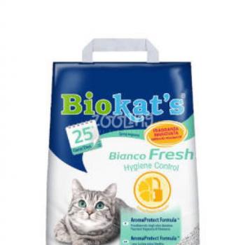 Gimpet Biokats Bianco Fresh - csomósodó macskaalom friss illattal (5kg) kép