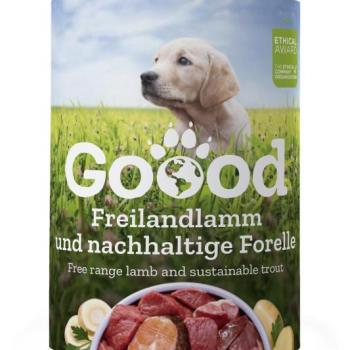 Goood Junior Freilandlamm & Nachhaltige Forelle - bárányos és pisztrángos konzerv 400 g kép