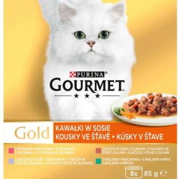 Gourmet Gold Multipack 8x85 g kép