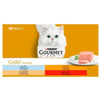 Gourmet Gold Pástétom nedves eledel 4 x 85 g kép