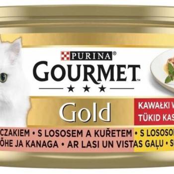 Gourmet Gold salmon & chicken 12x85 g kép