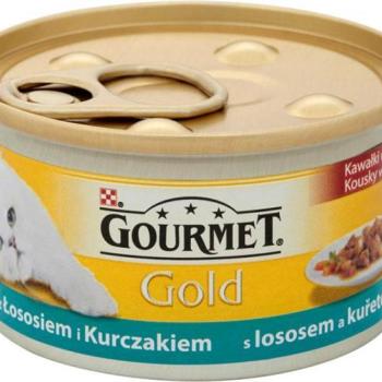 Gourmet Gold salmon & chicken 85 g kép