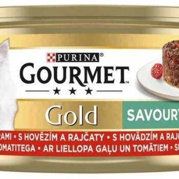 Gourmet GOLD Savoury Cake beef & tomato 12x85 g kép