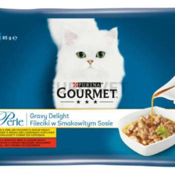 Gourmet Gravy Delight chicken & beef 4x85 g kép